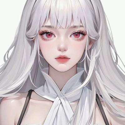 AI动漫美女头像系列图片