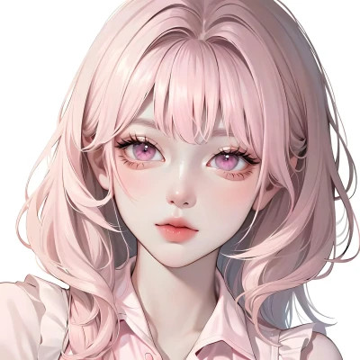 AI动漫美女头像系列图片