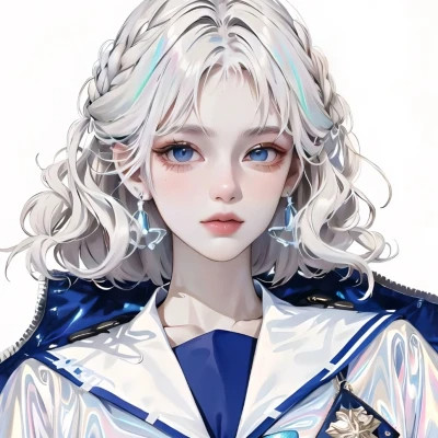 AI系动漫女生头像图片
