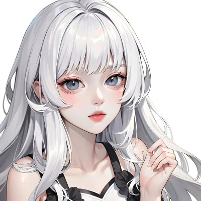 AI系动漫女生头像图片
