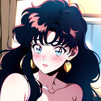 复古旧漫动漫女生头像图片