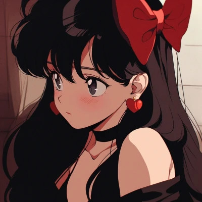 复古旧漫动漫女生头像图片