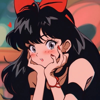 复古旧漫动漫女生头像图片