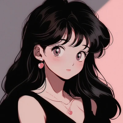 女生老式日漫头像图片