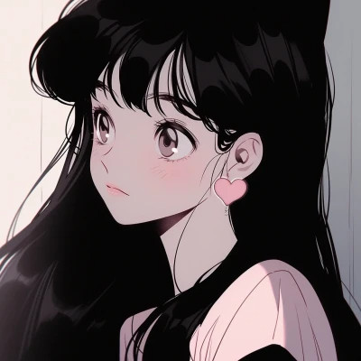 女生老式日漫头像图片