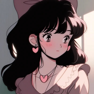 女生老式日漫头像图片