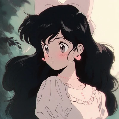 女生老式日漫头像图片