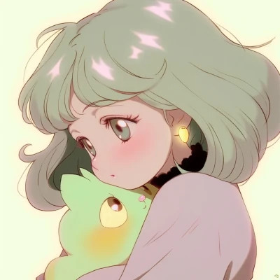 女生老式日漫头像图片