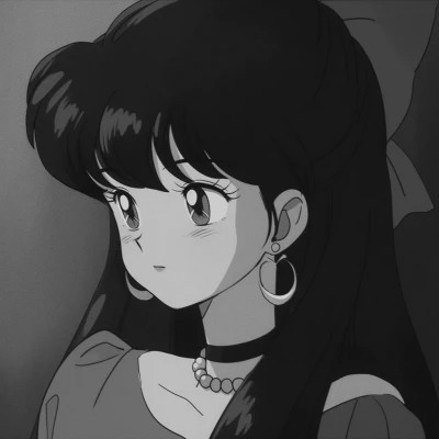 黑白旧漫头像女