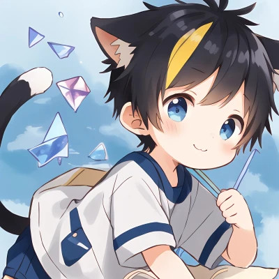 可爱动漫男生头像好看高清图片