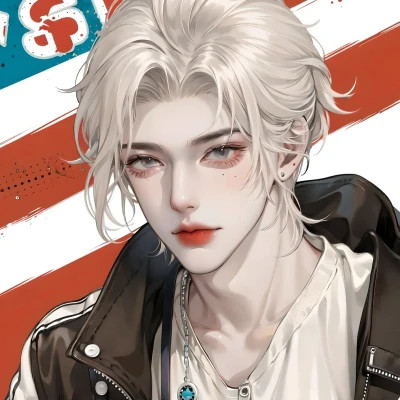 又帅又酷的AI绘画男生头像图片