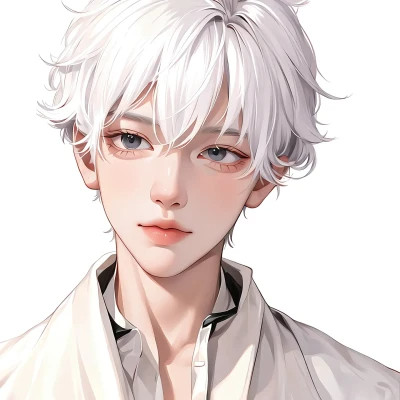 男生AI漫画头像图片