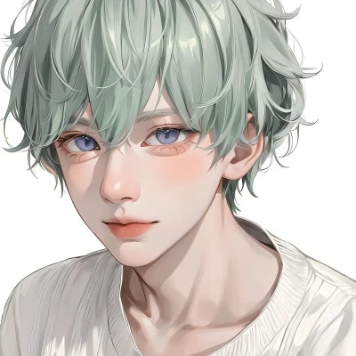 男生AI漫画头像图片