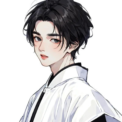 男生AI漫画头像图片