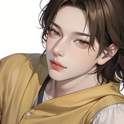 AI绘画男的好看图片头像