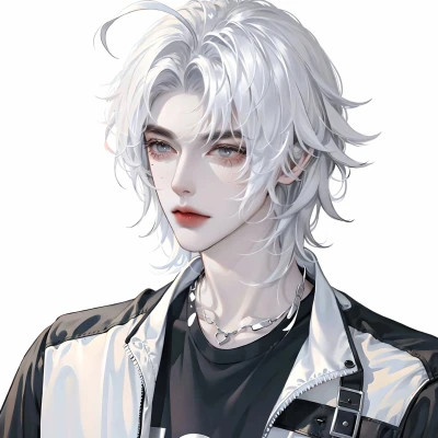 AI绘画男的好看图片头像