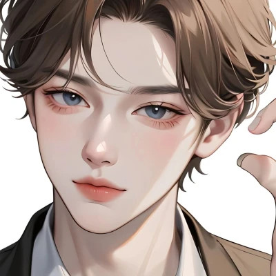 AI绘画男的好看图片头像