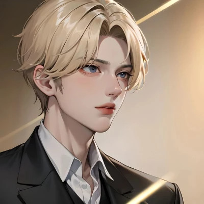 男生AI微信头像高清图片