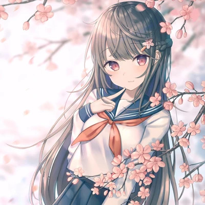 动漫清新女生头像图片高清