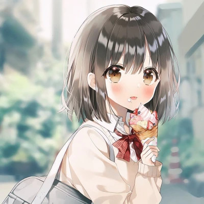 动漫清新女生头像图片高清