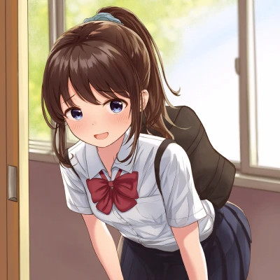 小清新女生动漫头像图片
