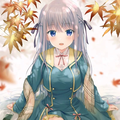 小清新女生动漫头像图片