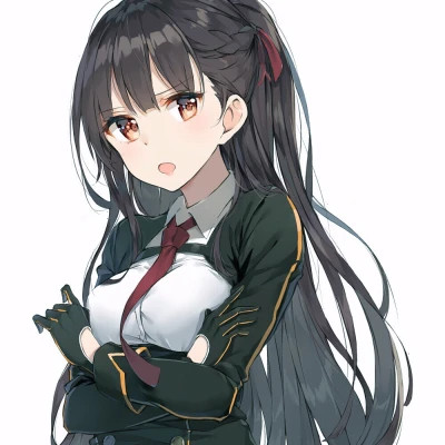 小清新女生动漫头像图片