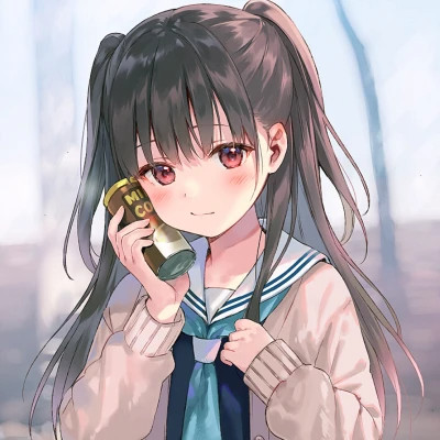 小清新女生动漫头像图片