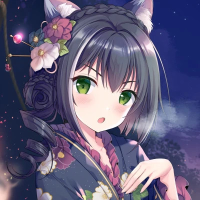 小清新女生动漫头像图片