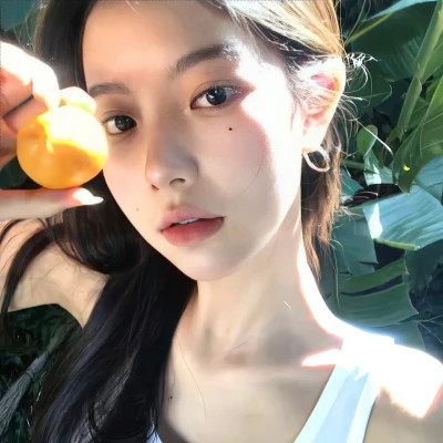 高清真人少女的微信头像图片