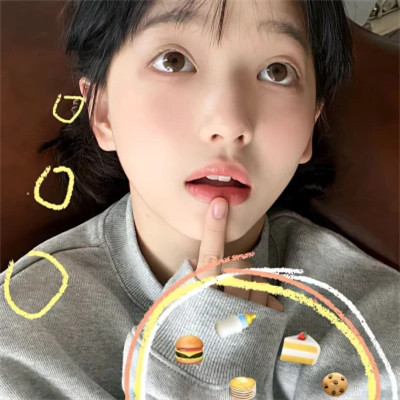 高清真人少女的微信头像图片