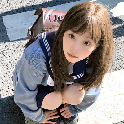 高清真人少女的微信头像图片