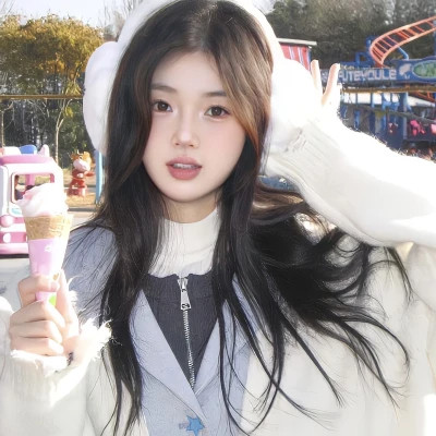 高清真人少女的微信头像图片