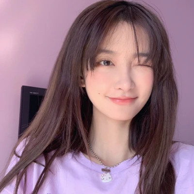 少女心真人可爱头像图片