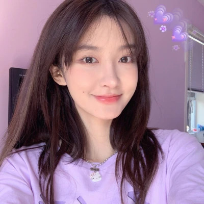 少女心真人可爱头像图片
