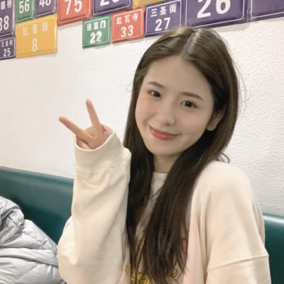 少女心真人可爱头像图片