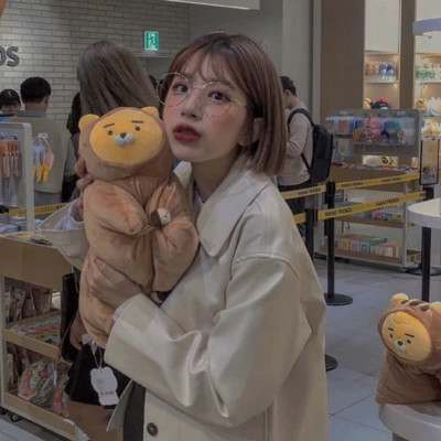 可爱真人少女心头像图片