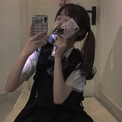 可爱真人少女心头像图片
