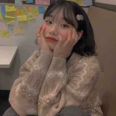 可爱真人少女心头像图片