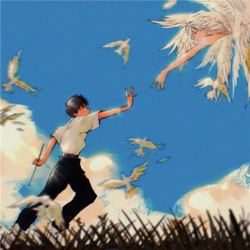 救赎伸手头像站在光里