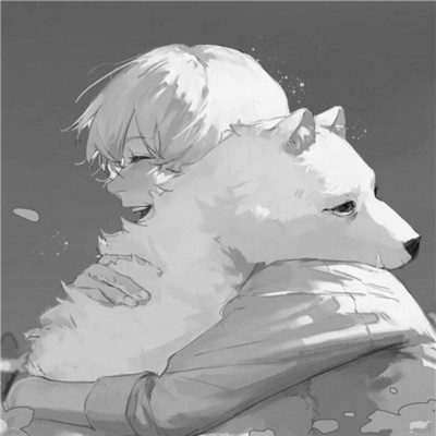 意境氛围感满满的黑白动漫男头