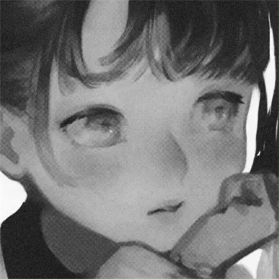 冷门动漫男头黑白动漫图片