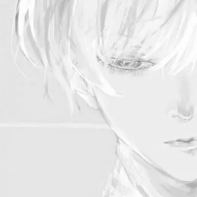冷门动漫男头黑白动漫图片
