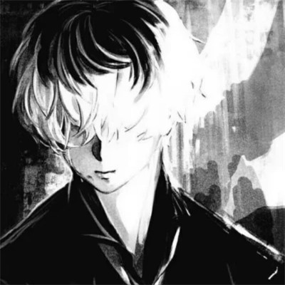 2025最近超火的黑白漫画头像男