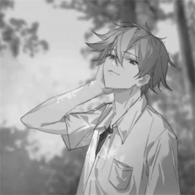 2025最近超火的黑白漫画头像男