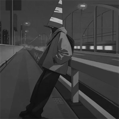 2025最近超火的黑白漫画头像男