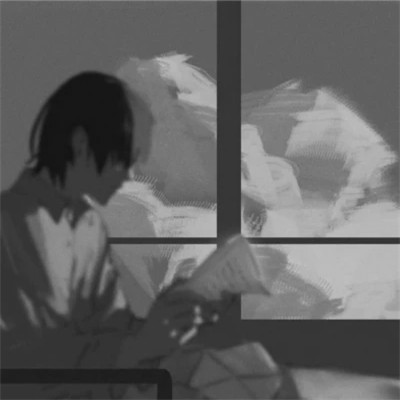 2025最近超火的黑白漫画头像男