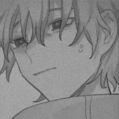 漫画头像男生唯美黑白