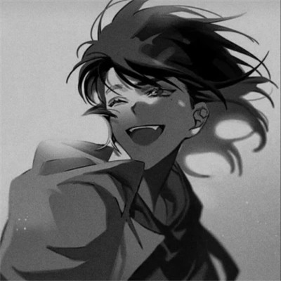 漫画头像男生唯美黑白