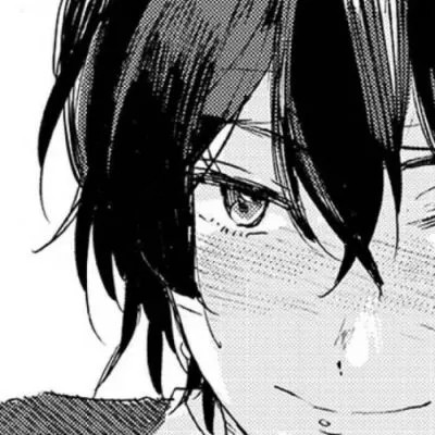 黑白漫画图片男生冷酷高清